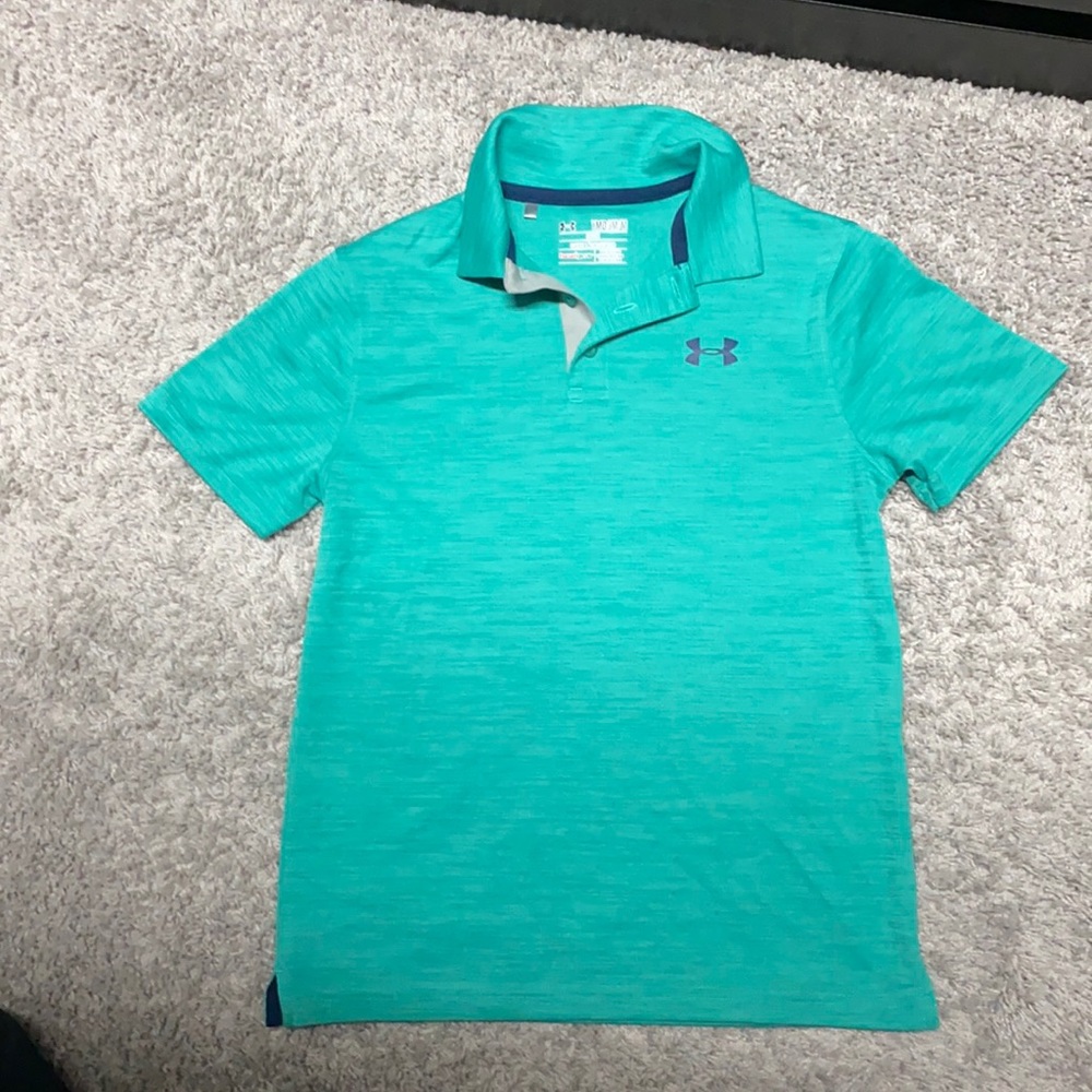 Under armor kids heat gear polo shirt